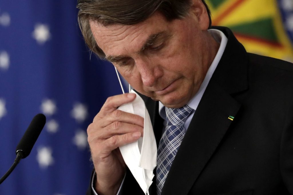 El presidente brasileño, Jair Bolsonaro. ERALDO PERES / AP (Reprodução do El País)