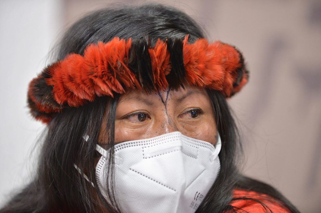 La líder indígena Alessandra Korap Munduruku. ALESSANDRO DANTAS (Reprodução do El País)