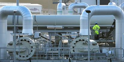 Instalaciones del gasoducto Nord Stream 2 en Lubmin (Alemania).MICHAEL SOHN (AP/Reprodução do El País)